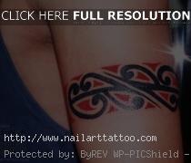 tribal armband tattoos for women