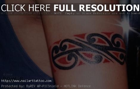 tribal armband tattoos for women