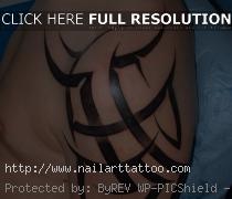 tribal bicep tattoos for men