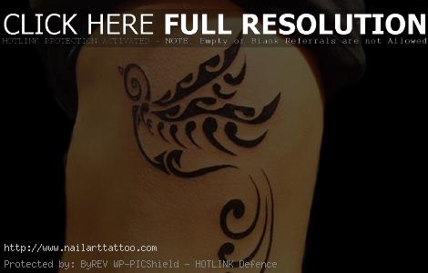 tribal bird tattoos for women