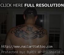 upper back tribal tattoos for men