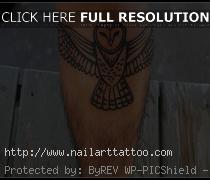 white barn owl tattoo