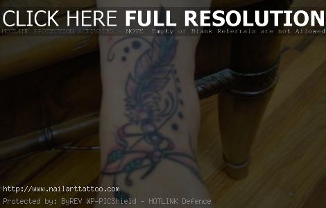 ankle bracelet tattoo designs