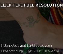 ankle bracelet tattoos for women