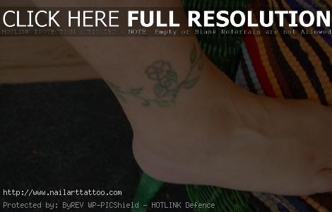 ankle bracelet tattoos for women