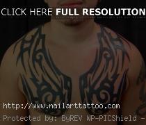 best chest tribal tattoos