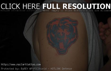 best chicago bears tattoos