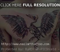 bird chest tattoos men