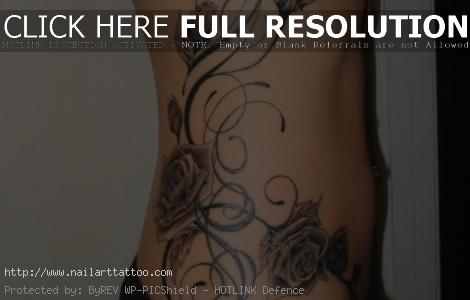 black rose tattoos for girls