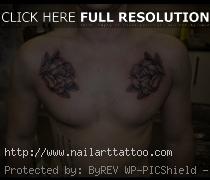 black rose tattoos for men on chest