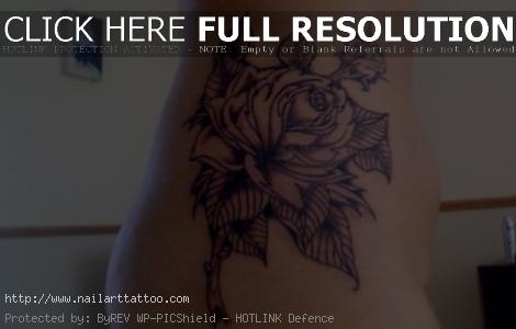 black rose tattoos for men