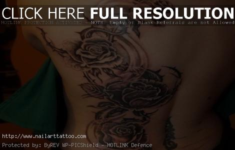 black roses tattoo cover up