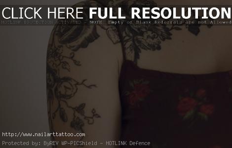 black sleeve tattoos for girls