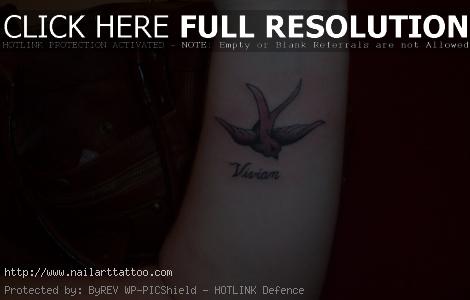 black sparrow tattoo
