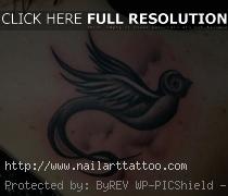black sparrow tattoo designs