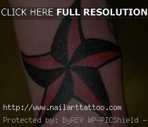 black star tattoos men