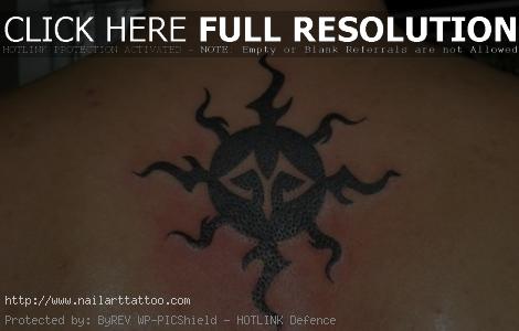 black sun tattoo designs