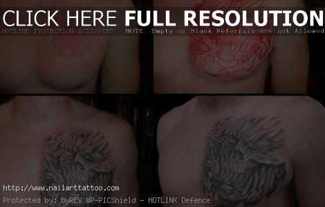 black tattoo cover up before and after