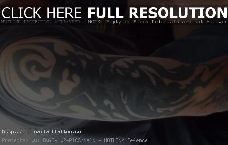 black tattoo cover up with white ink