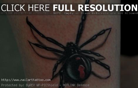 black widow tattoo flash