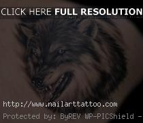 black wolf tattoo designs