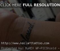 blessed tattoo designs for girls