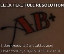 blood type tattoo