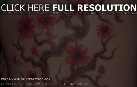 blossom tree tattoo