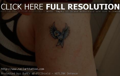 blue bird tattoo