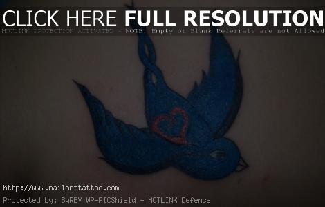 blue bird tattoo designs