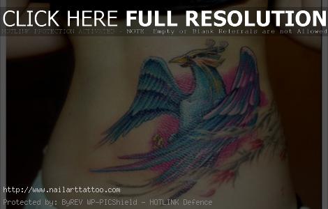 blue bird tattoos for men