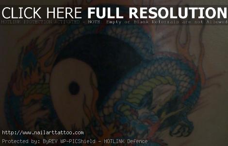 blue dragon tattoo designs