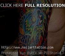 blue dragon tattoo sleeve