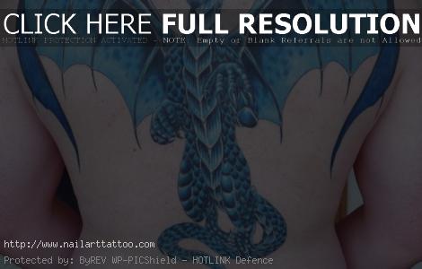 blue dragon tattoo