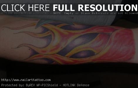 blue flame tattoo meaning