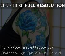 blue flower tattoo meaning