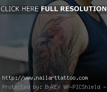 blue heron tattoo designs