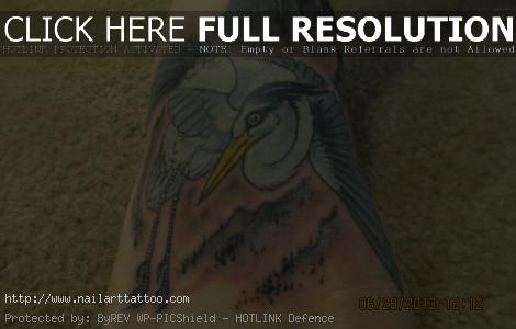 blue heron tattoo new hampshire
