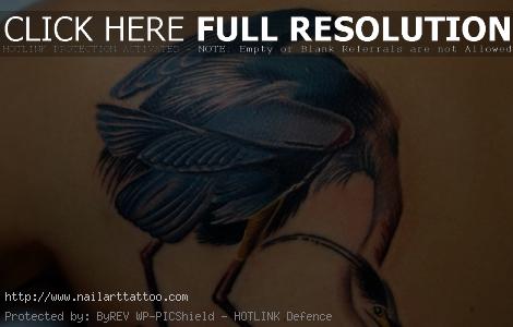 blue heron tattoo pictures