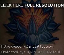 blue lotus tattoo