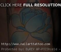 blue lotus tattoo pictures