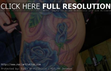 blue rose tattoo images