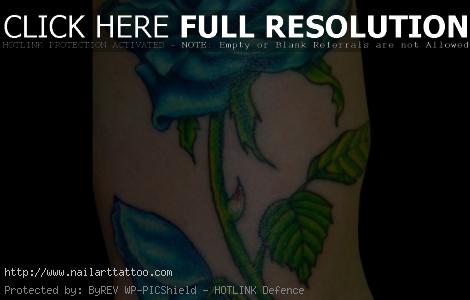 blue rose tattoo pictures