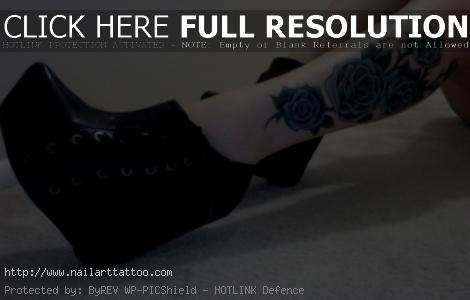 blue rose tattoos tumblr