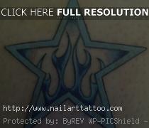 blue star tattoo