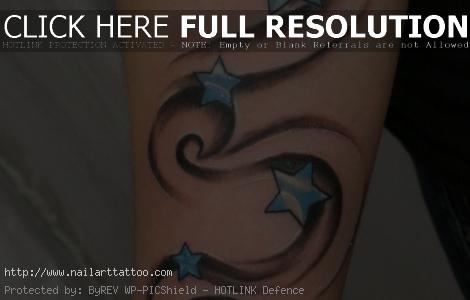 blue star tattoo legend