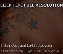 blue star tattoo on neck meaning