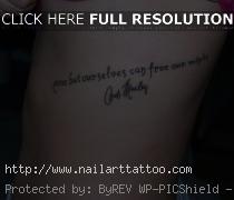 bob marley quote tattoos