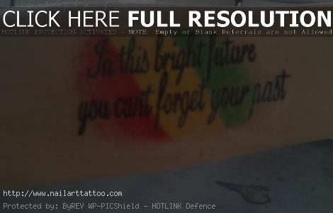 bob marley tattoo quotes