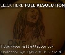 bob marley tattoos